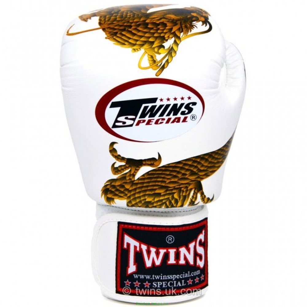Боксерские перчатки Twins FBGVL3-23 white gold 16 oz