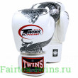 Боксерские перчатки Twins FBGVL3-23 white silver 16 oz