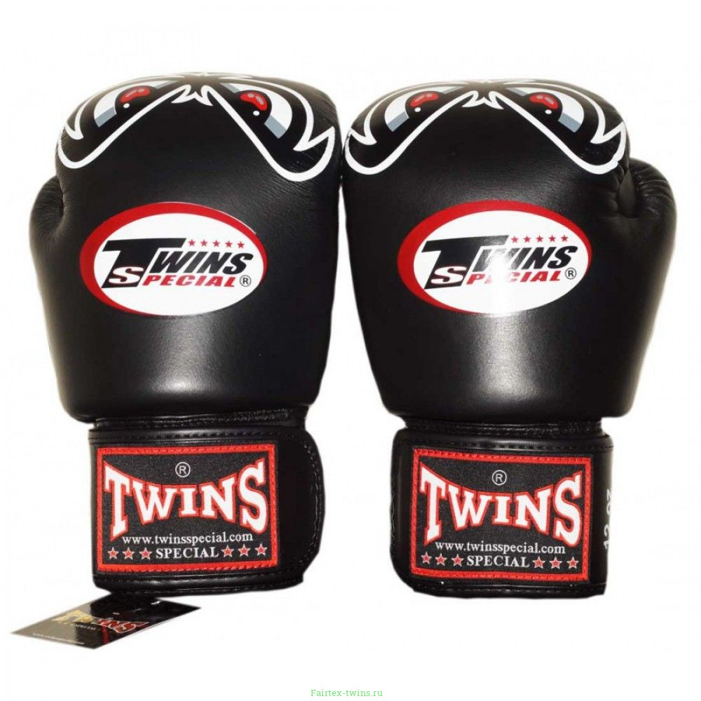 Боксерские перчатки Twins FBGVL3-25 black 14 oz