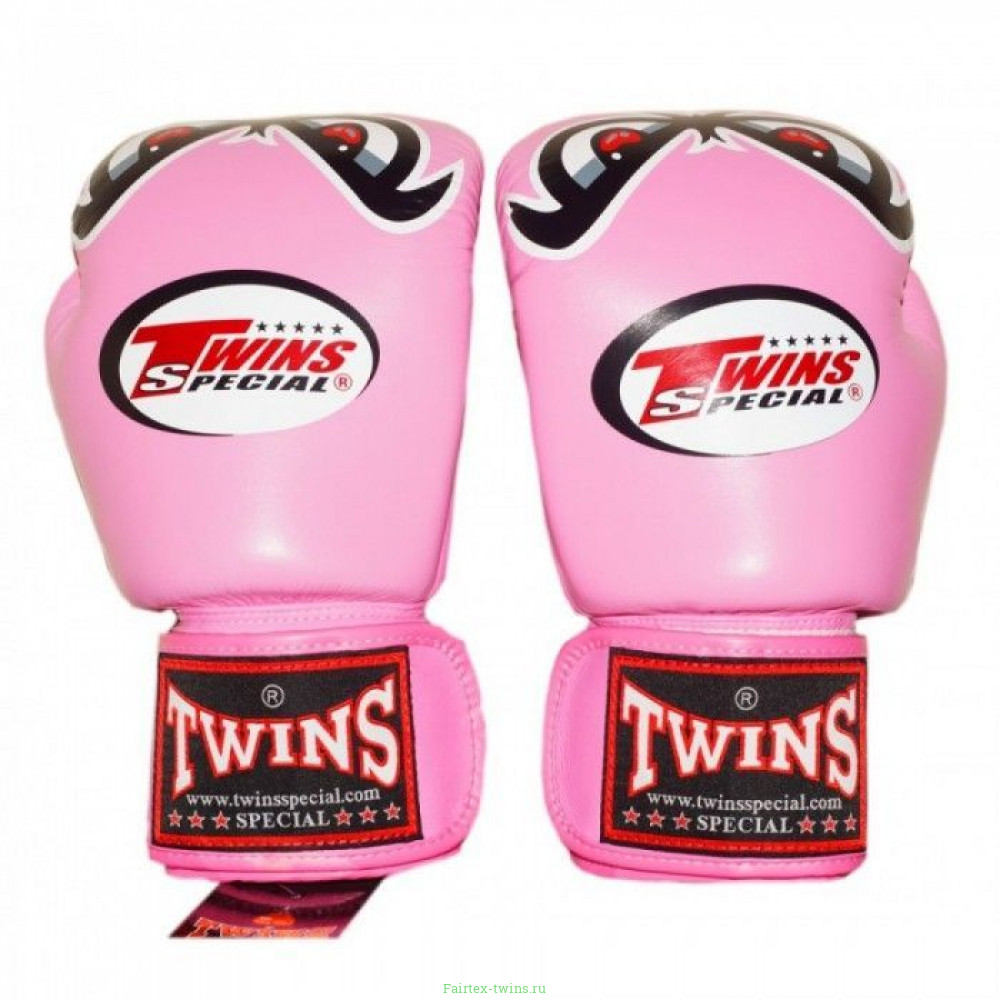 Боксерские перчатки Twins FBGVL3-25 pink 10 oz