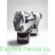 Боксерские перчатки TWINS FBGVL3-49 white black 14 oz