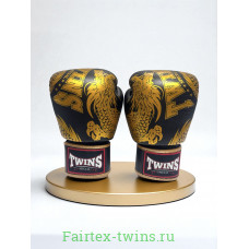 Боксерские перчатки TWINS FBGVL3-49 black gold 12 oz
