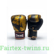 Боксерские перчатки TWINS FBGVL3-49 black gold 14 oz