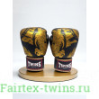 Боксерские перчатки TWINS FBGVL3-49 black gold 14 oz