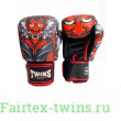 Боксерские перчатки Twins FBGVL3-58 (Кабуки) red 10 oz