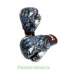 Боксерские перчатки Twins FBGVL3-58 (Кабуки) gray 14 oz
