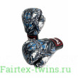 Боксерские перчатки Twins FBGVL3-58 (Кабуки) grey 12 oz