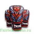 Боксерские перчатки Twins FBGVL3-58 (Кабуки) red 16 oz
