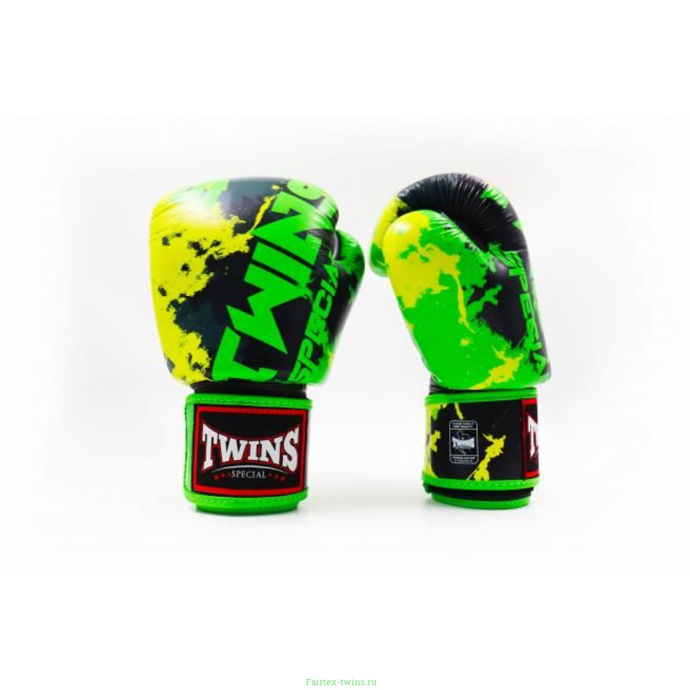 Боксерские перчатки Twins FBGVL3-61 green 10 oz