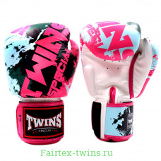 Боксерские перчатки Twins FBGVL3-61 pink 14 oz