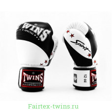 Боксерские перчатки Twins BGVL10 black 10 oz