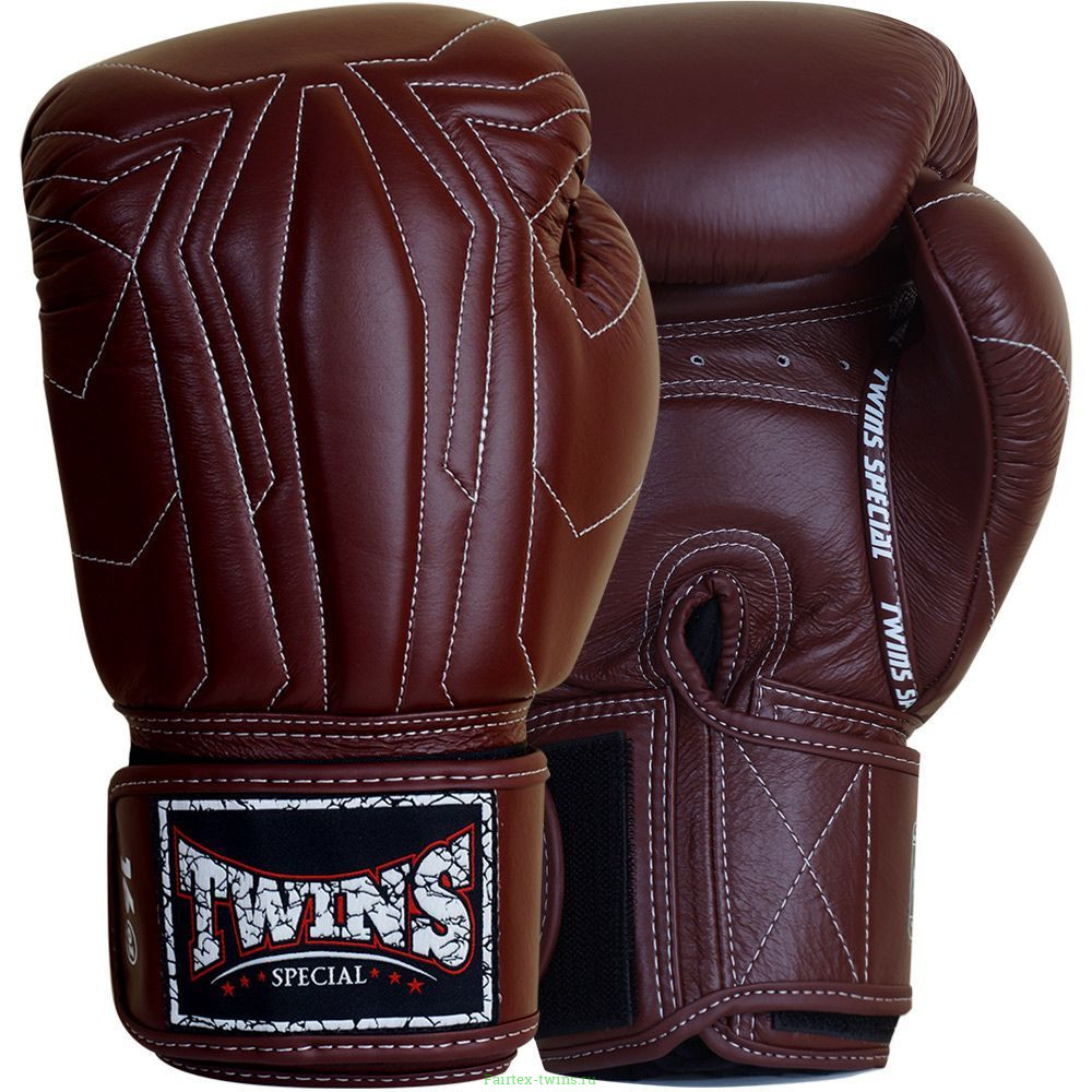 Боксерские перчатки Twins Special BGVL14 Dark Brown 10 oz