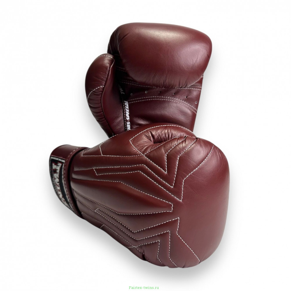 Боксерские перчатки Twins Special BGVL14 Dark Brown 10 oz