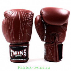 Боксерские перчатки Twins Special BGVL14 Dark Brown 12 oz