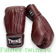 Боксерские перчатки Twins Special BGVL14 Dark Brown 16 oz
