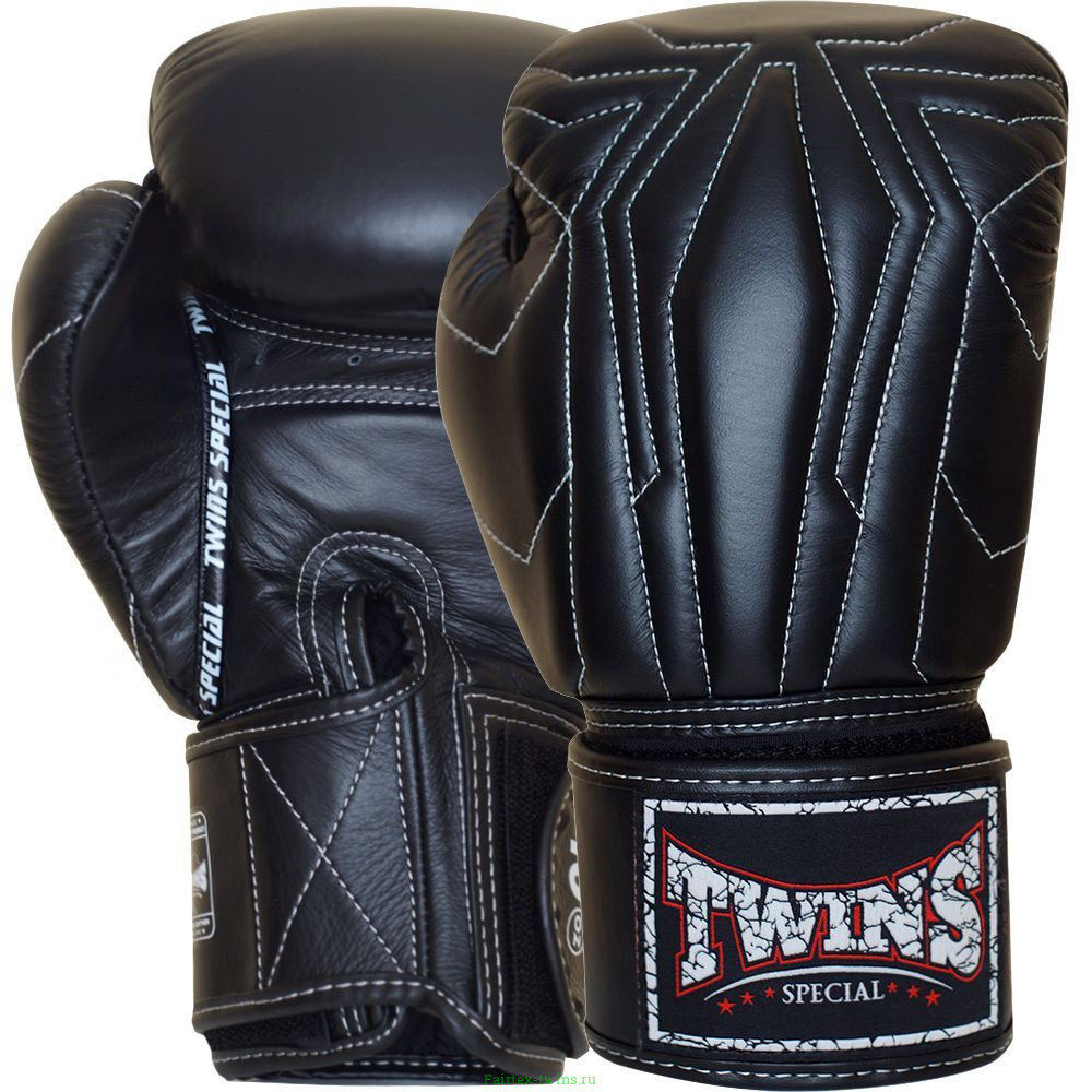 Боксерские перчатки Twins Special BGVL14 black 16 oz