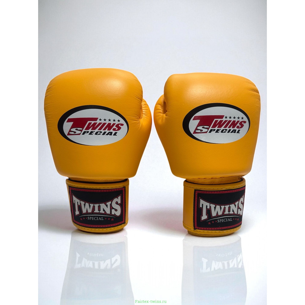 Боксерские перчатки Twins Special BGVL3 yellow 10 oz