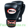 Боксерские перчатки Twins Special BGVL3 black 12 oz