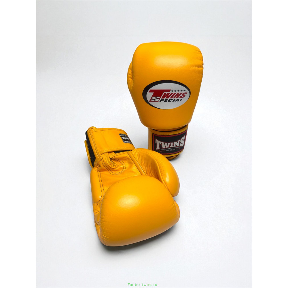 Боксерские перчатки Twins Special BGVL3 yellow 12 oz