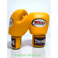 Боксерские перчатки Twins Special BGVL3 yellow 12 oz