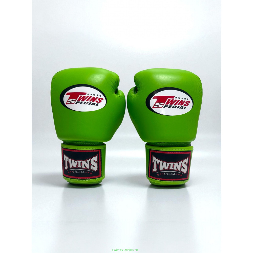 Боксерские перчатки Twins Special BGVL3 green neon 14 oz