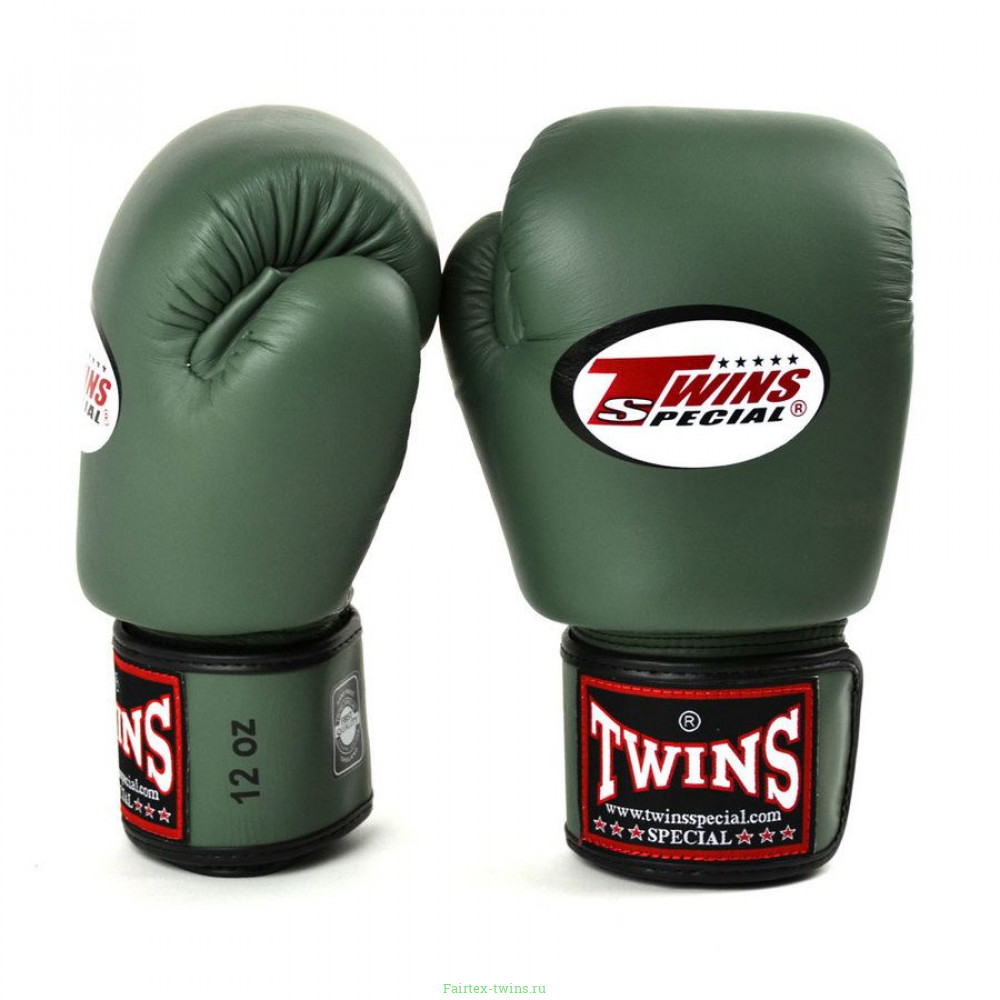 Боксерские перчатки Twins Special BGVL3 Olive 16 oz
