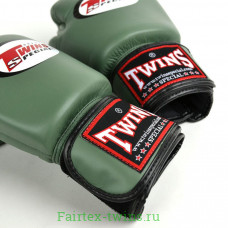 Боксерские перчатки Twins Special BGVL3 Olive 16 oz