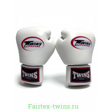 Боксерские перчатки Twins Special BGVL3 white 18 oz