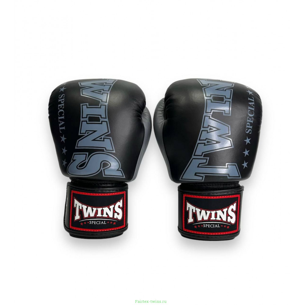 Боксерские перчатки TWINS Special BGVL3-2TA black gray 10 oz