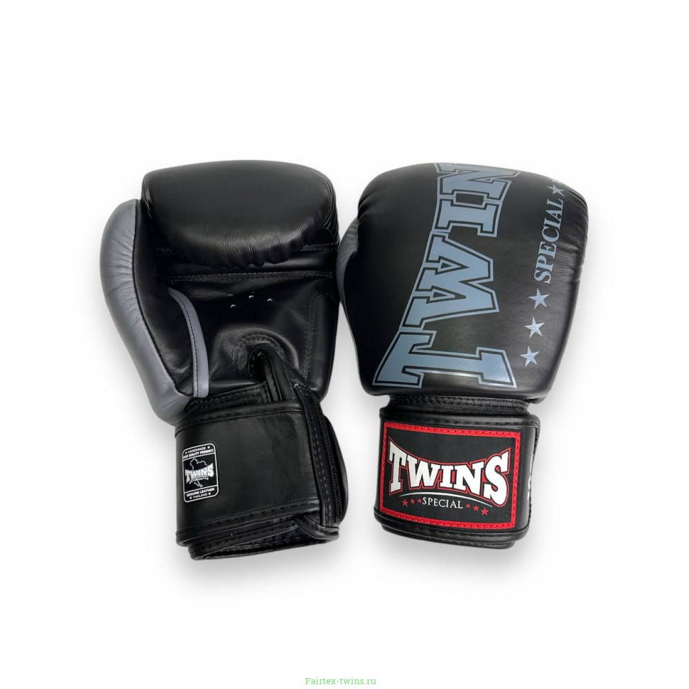 Боксерские перчатки TWINS Special BGVL3-2TA black gray 16 oz