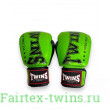 Боксерские перчатки TWINS Special BGVL3-2TA green black 12 oz