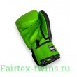 Боксерские перчатки TWINS Special BGVL3-2TA green black 14 oz