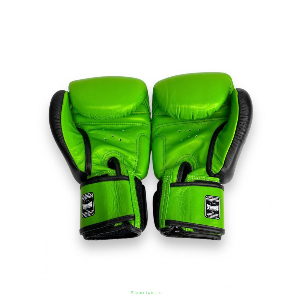 Боксерские перчатки TWINS Special BGVL3-2TA green black 16 oz