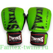 Боксерские перчатки TWINS Special BGVL3-2TA green black 16 oz