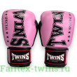 Боксерские перчатки TWINS Special BGVL3-2TA pink black 12 oz