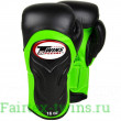 Боксерские перчатки Twins Special BGVL6 green black 10 oz