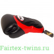 Боксерские перчатки Twins Special BGVL6 red black 10 oz