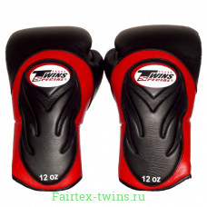 Боксерские перчатки Twins Special BGVL6 red black 10 oz