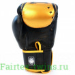 Боксерские перчатки Twins Special FBGV-TW4 Gold Black 10 oz