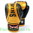 Боксерские перчатки Twins Special FBGV-TW4 Gold Black 12 oz