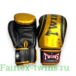 Боксерские перчатки Twins Special FBGV-TW4 Gold Black 12 oz