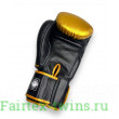 Боксерские перчатки Twins Special FBGV-TW4 Gold Black 16 oz