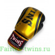 Боксерские перчатки Twins Special FBGV-TW4 Gold Black 16 oz