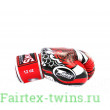 Боксерские перчатки Twins Special FBGVL3-52 Dragon red silver 12 oz