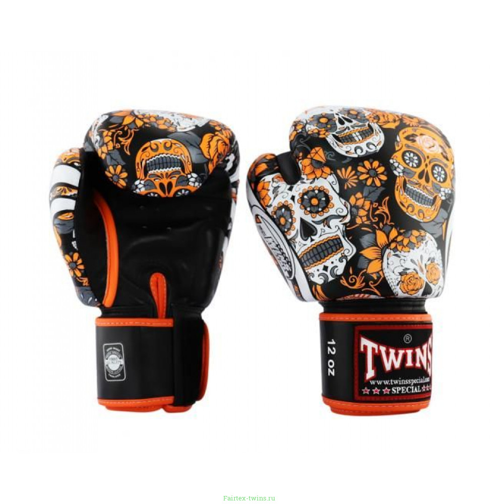 Боксерские перчатки Twins Special FBGVL3-53 orange 12 oz
