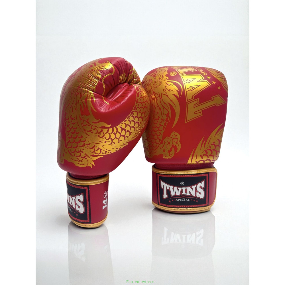 Боксерские перчатки TWINS Special FBGVL3-49 red 10 oz