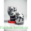 Боксерские перчатки TWINS Special FBGVL3-49 white black 16 oz