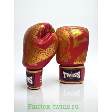 Боксерские перчатки TWINS Special FBGVL3-49 gold red 16 oz