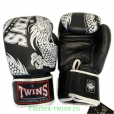 Боксерские перчатки TWINS Special FBGVL3-49 black white 10 oz