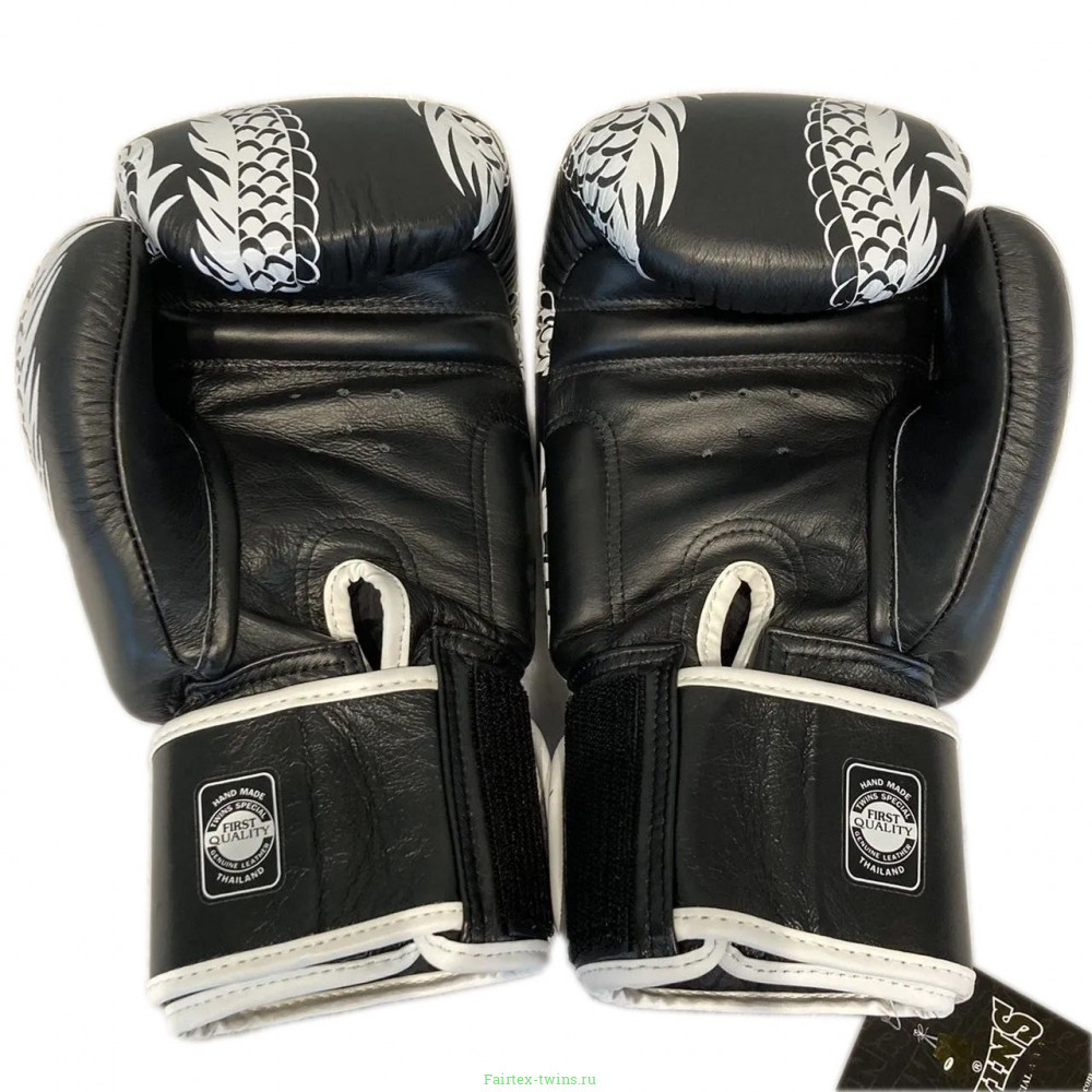 Боксерские перчатки TWINS Special FBGVL3-49 black white 16 oz